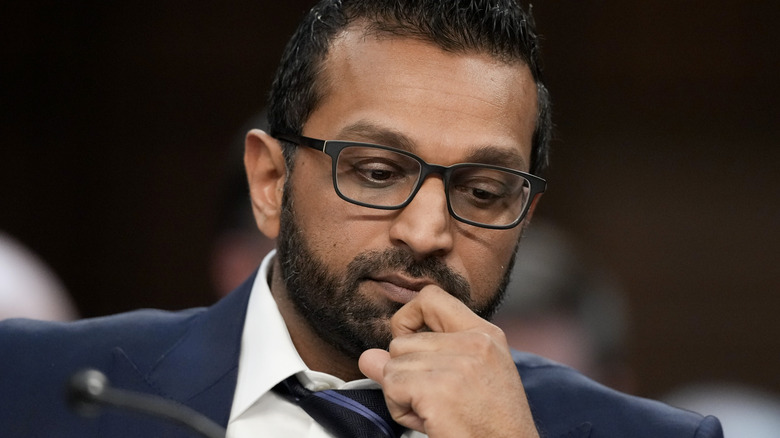 Kash Patel during a Senate Intelligence Committee hearing