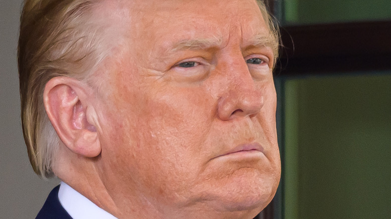 Trump close up