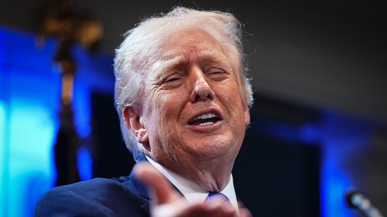 Donald Trump speaking