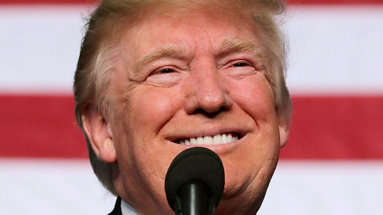 Donald Trump smiling