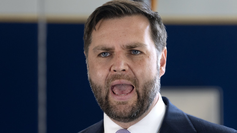 JD Vance looking panicked
