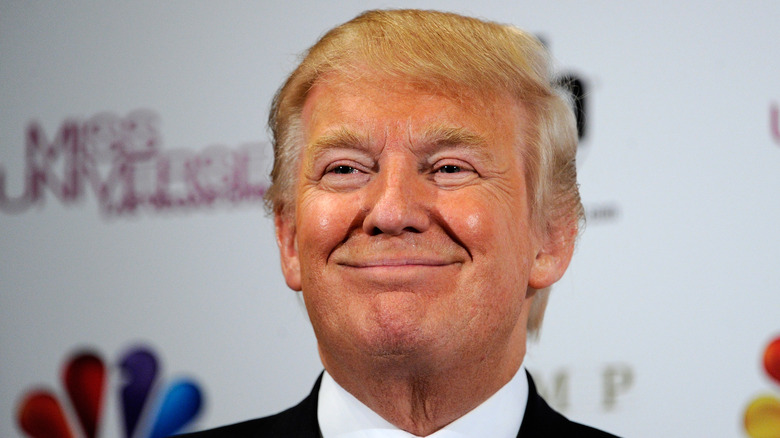 Donald Trump smiling 