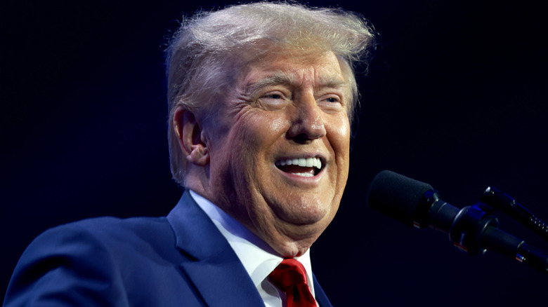 Donald Trump smiling