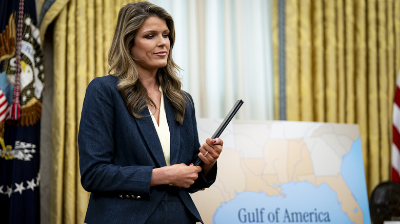 Lindsey Halligan smiling