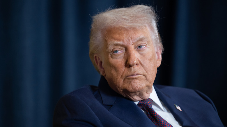 Donald Trump at Davos in Switzerland