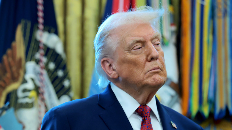 Donald Trump in the Oval Office