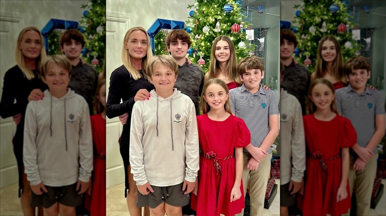 Vanessa Trump poses with her five children