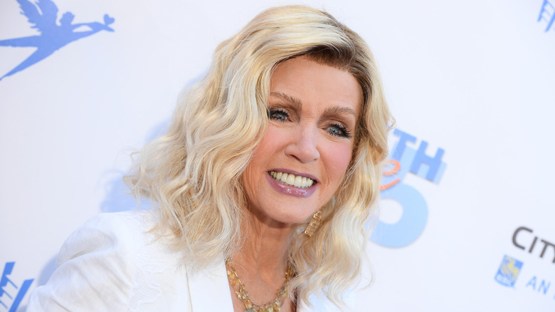 Actor Donna Mills attends Project Angel Food's Lead With Love 5-year anniversary special at KTLA 5 on June 22, 2024 in Los Angeles, California.