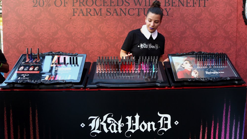 Kat Von D Beauty product display