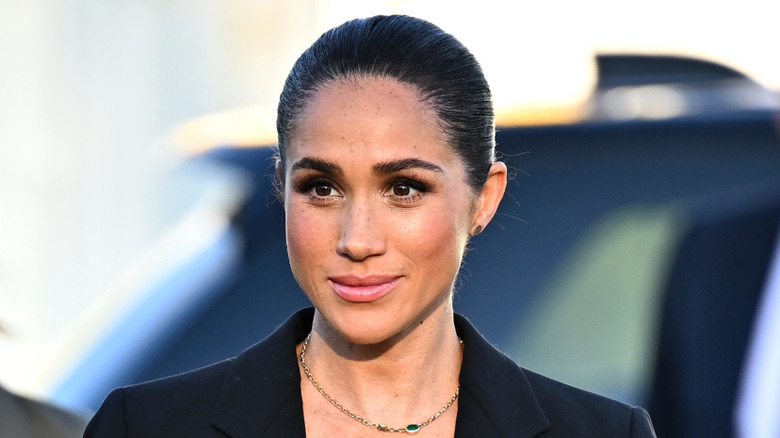 Meghan Markle smiling