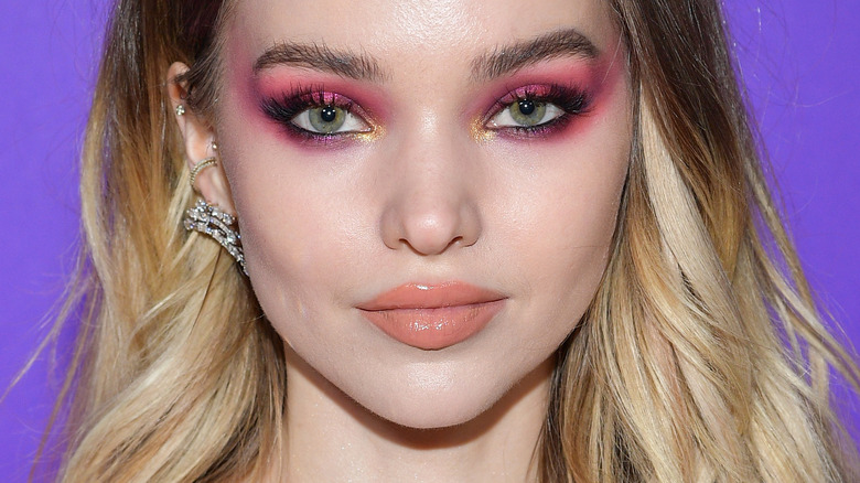 Dove Cameron in glam closeup