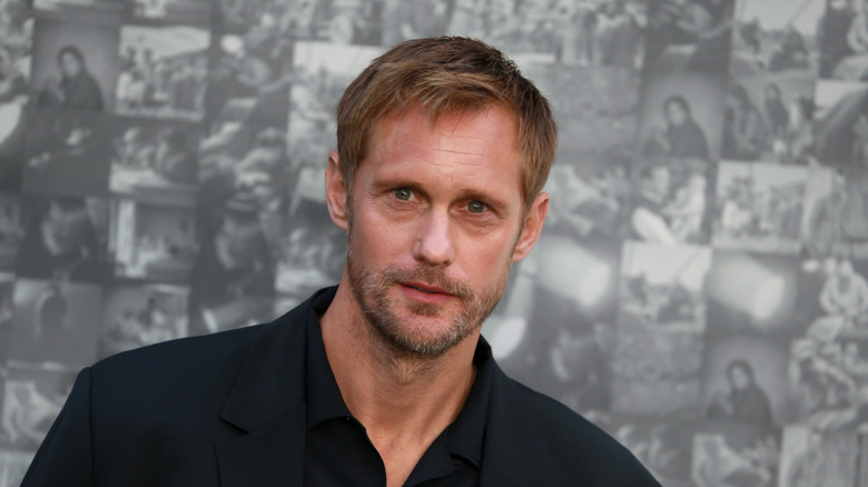 Alexander Skarsgård in black formals
