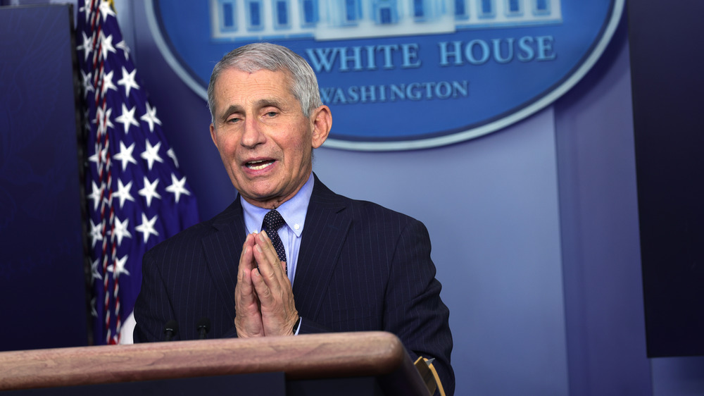 Anthony Fauci at WH briefing