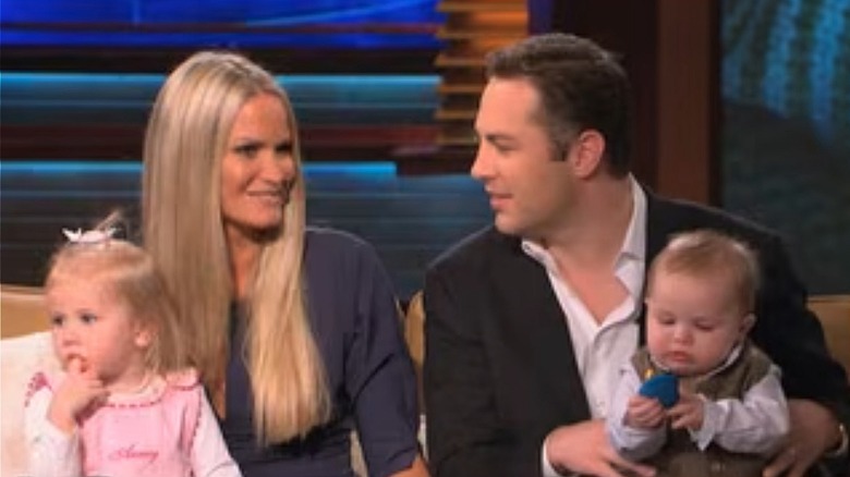 Jay McGraw with his wife and kids on Dr. Phil in 2012