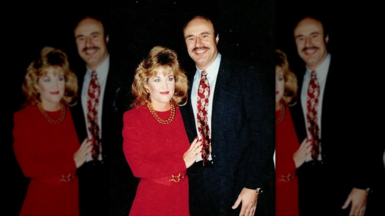 Robin McGraw and Dr. Phil McGraw posing together (circa 1980s or 90s)