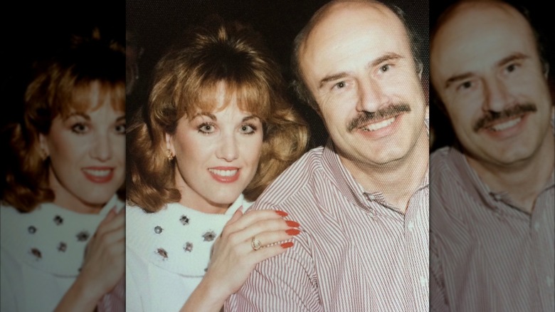 Dr. Phil McGraw and Robin McGraw posing together (est. the 1980s or '90s)