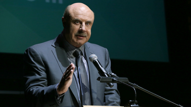 Dr. Phil McGraw speaking at an event