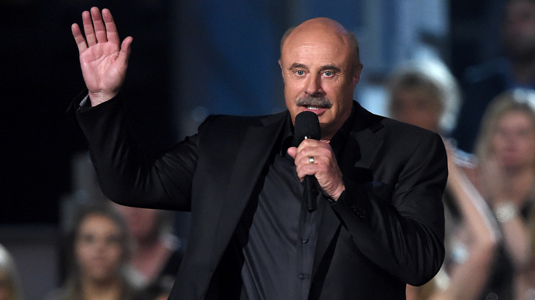 Dr. Phil McGraw speaking at an event