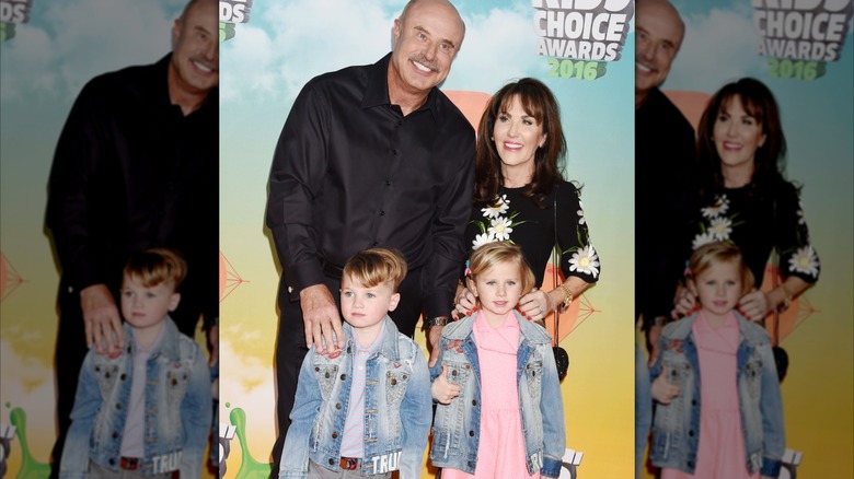 Robin McGraw and Dr. Phil at the 2016 Nickelodeon Kids' Choice Awards.