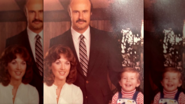 Throwback photo of Dr. Phil, Robin McGraw, and their son, Jay McGraw.
