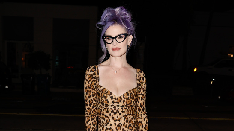 Kelly Osbourne leopard print