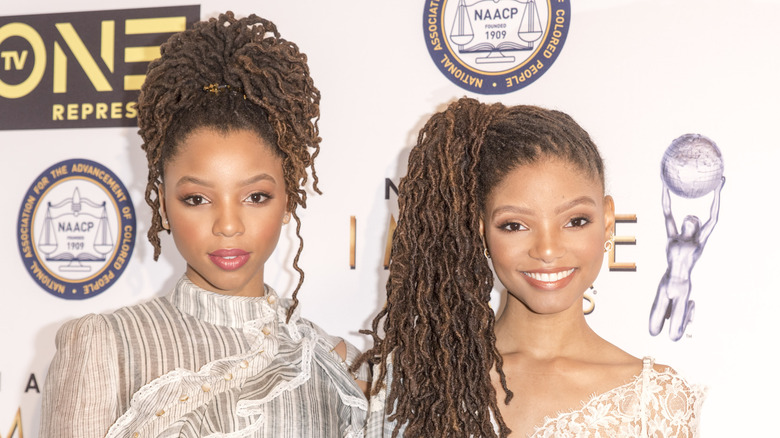 Chloe x Halle with locs