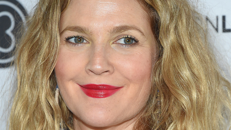 Drew Barrymore smiling 