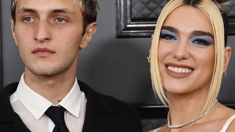 Dua Lipa and Anwar Hadid on the red carpet