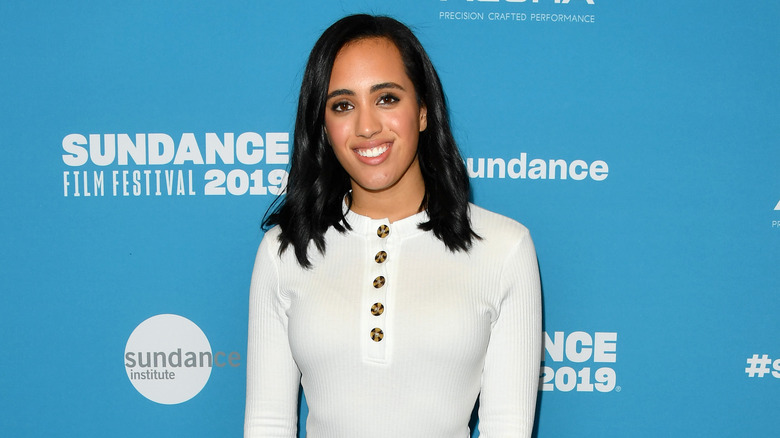 Simone Johnson smiling