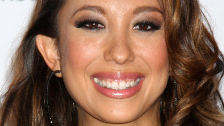 Cheryl Burke's face 