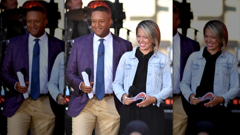 Craig Melvin and Dylan Dreyer at the "Today" show