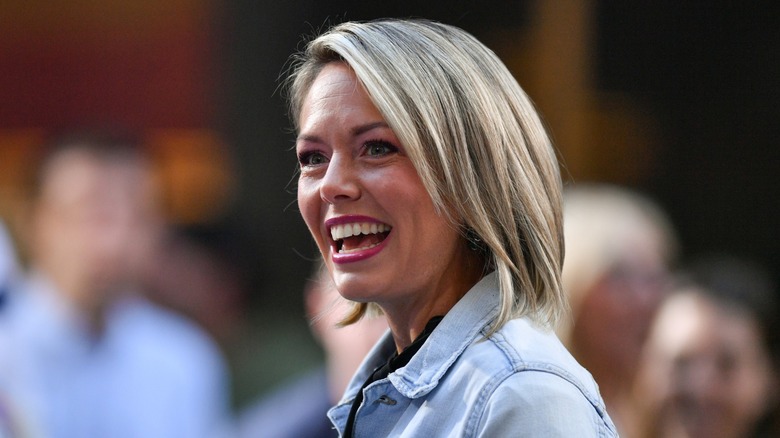Dylan Dreyer smiling and looking to the side on the "Today" show