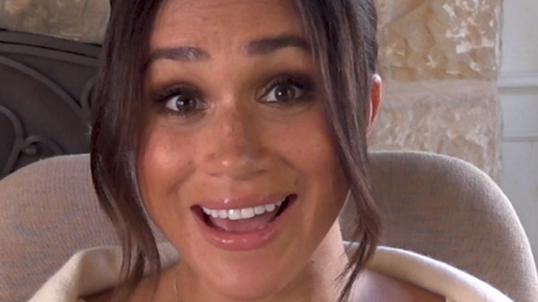 Meghan Markle smiling