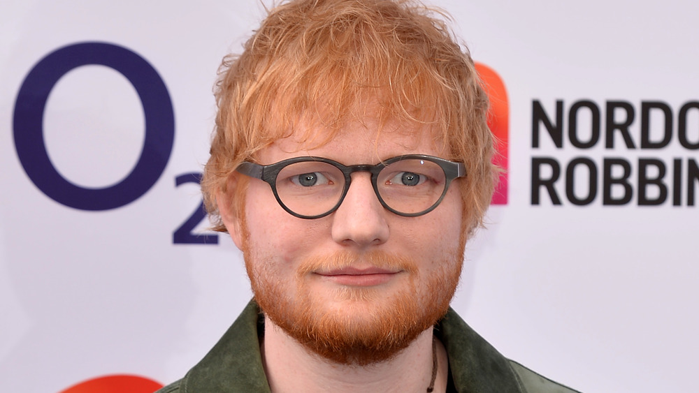 Ed Sheeran in glasses