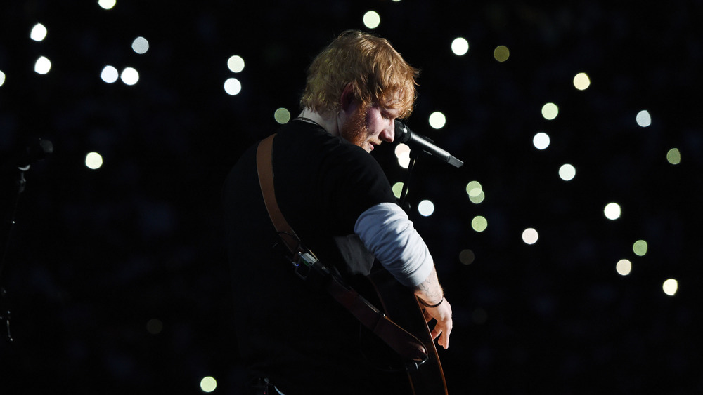 Ed Sheeran on stage