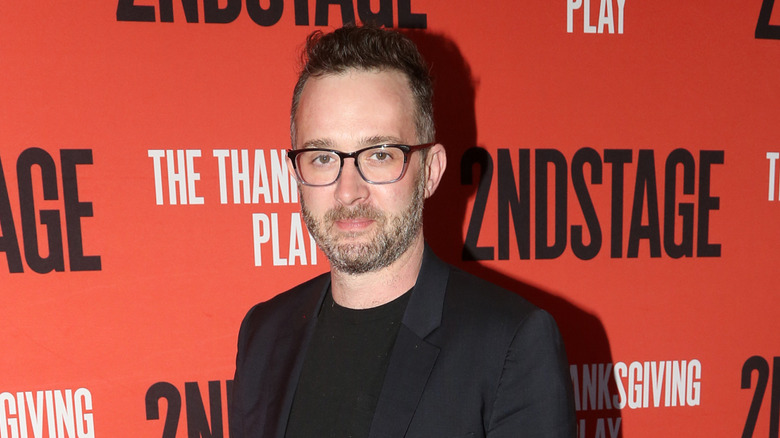 Eddie Kaye Thomas smiling at the premiere of "The Thanksgiving Play" on Broadway at the Second Stage Helen Hayes Theater in 2023