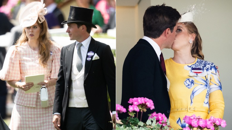 Edoardo Mapelli Mozzi and Princess Beatrice attend Royal Ascot 2025