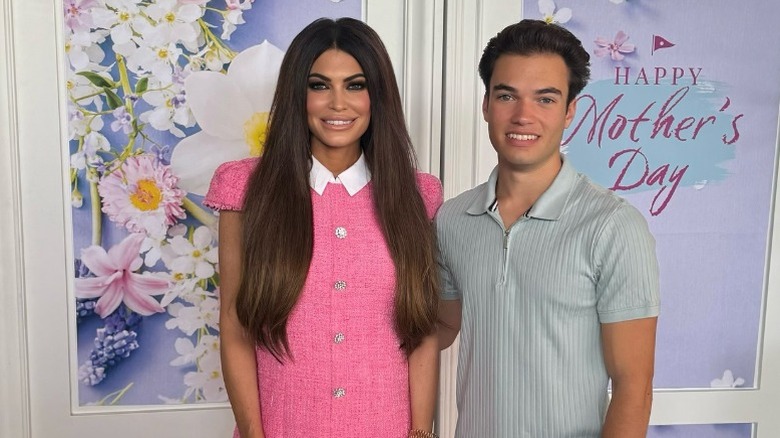 Kimberly Guilfoyle and her son Ronan Villency pose together for Mothers Day 2025