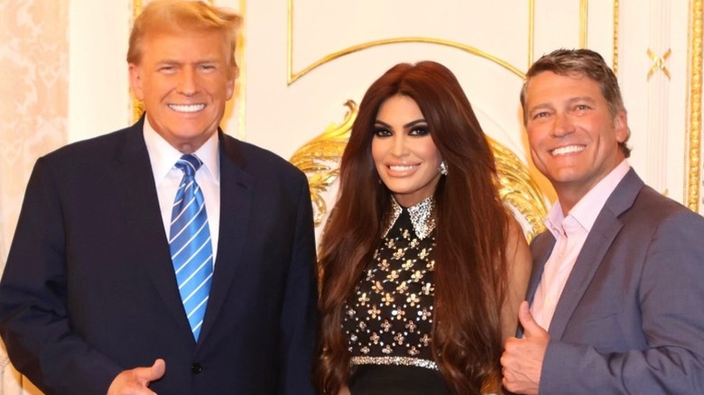 Donald Trump and Kimberly Guilfoyle pose together (2025)