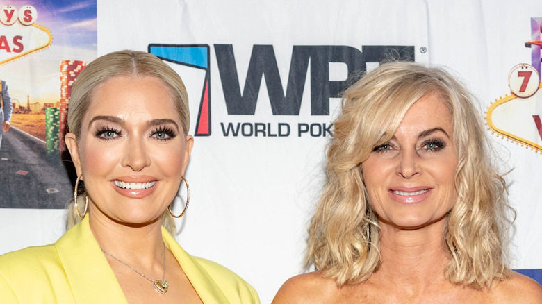 Erika Jayne and Eileen Davidson smiling