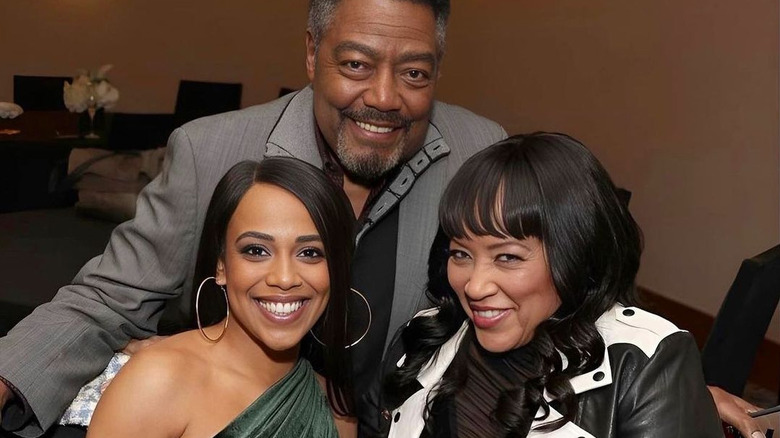 Elia Cantu, James Reynolds, and Jackee Harry smiling