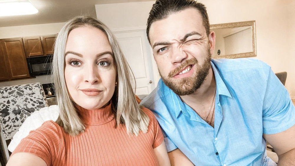 Elizabeth and Andrei from 90 Day Fiancé goofing off
