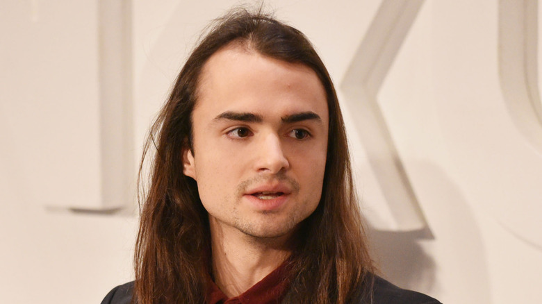 Rhys Tivey speaking at an event