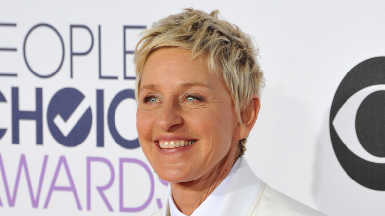 Ellen degeneres smiling at event