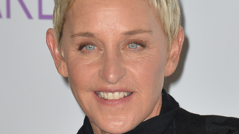 Ellen DeGeneres smiling