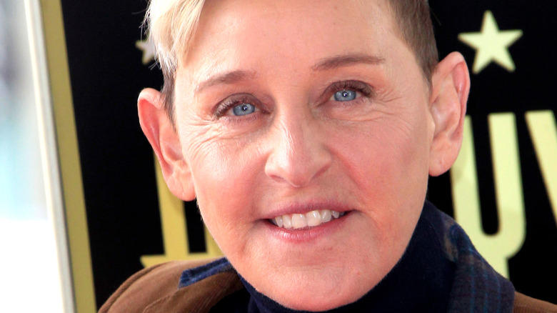 Ellen DeGeneres smiling