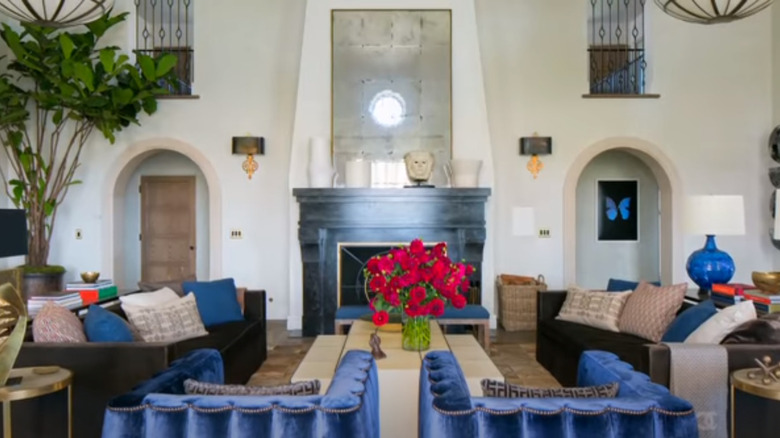 View of Actor, Ellen Pompeo's living room 