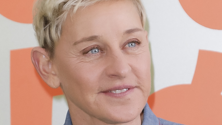 Ellen DeGeneres smiling