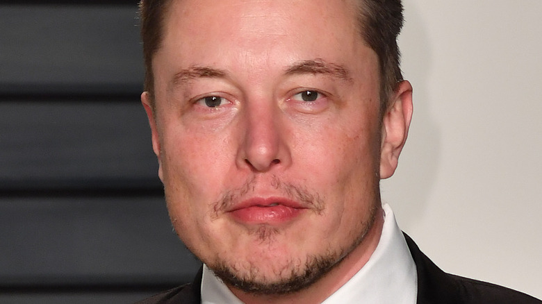 Elon Musk at the 2017 Vanity Fair Oscar Party