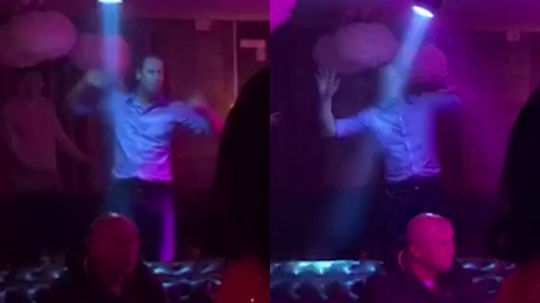 Prince William dancing